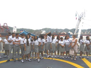Visita a la zona naval-Manzanillo