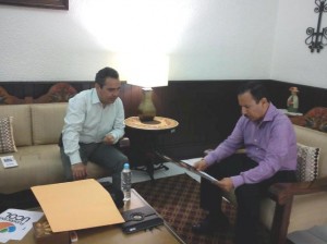 Federico Rangel Lozano, Presidente municipal de Colima, manifestó su compromiso de apoyo a las actividades que realice la Fundación UCOL.