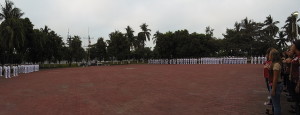 Ceremonia de Izo de Bandera VI Región Naval